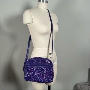 Vera Bradley Purple Amethyst Trimmed Crossbody Purse!